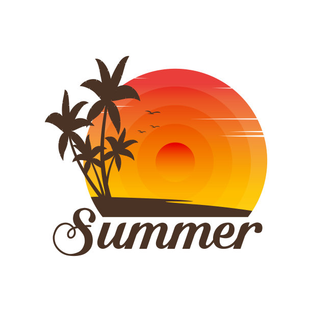 阳光logo设计