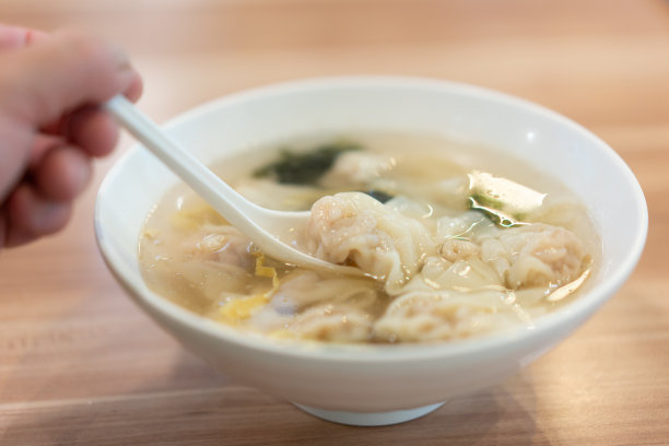 馄饨特写