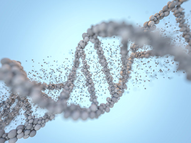 蓝色dna基因细胞医疗行业医学