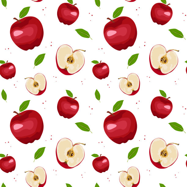 有机苹果水果海报