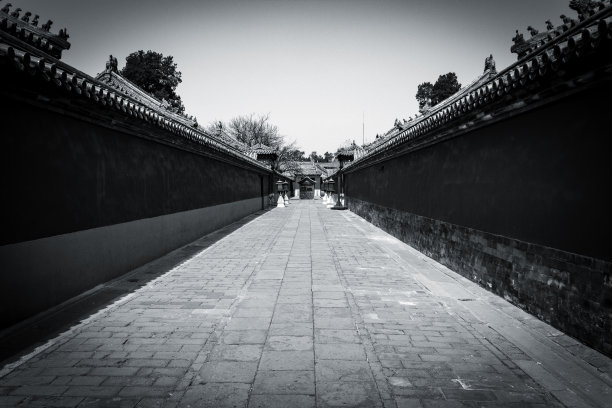 黑白照片,老北京