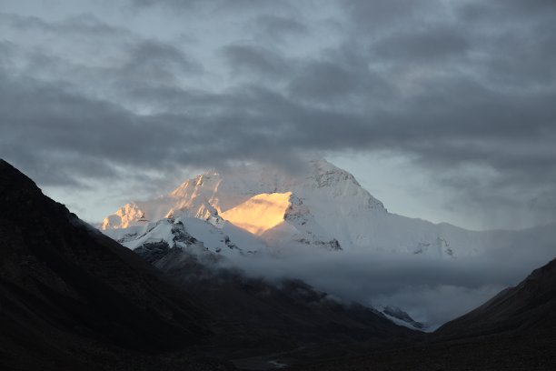 西藏风光,雪山,蓝天白云
