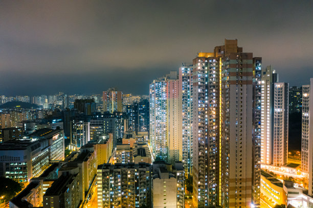 高层住宅楼 城市高楼 城市住