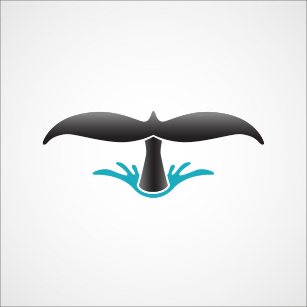 鲸鱼标志设计