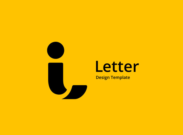 i字母logo标志