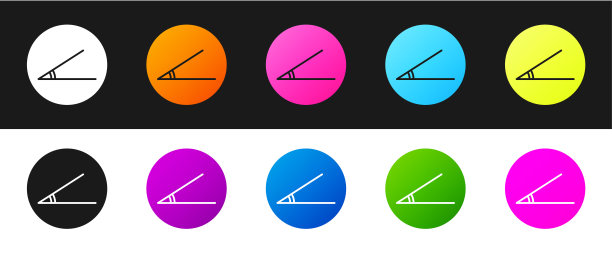彩色几何logo