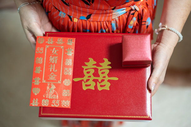 喜庆中国红中式婚礼