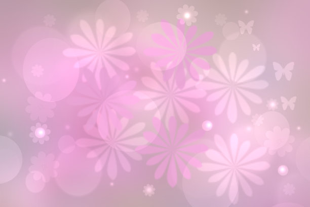 紫色 花朵 蝴蝶 粉色 小花