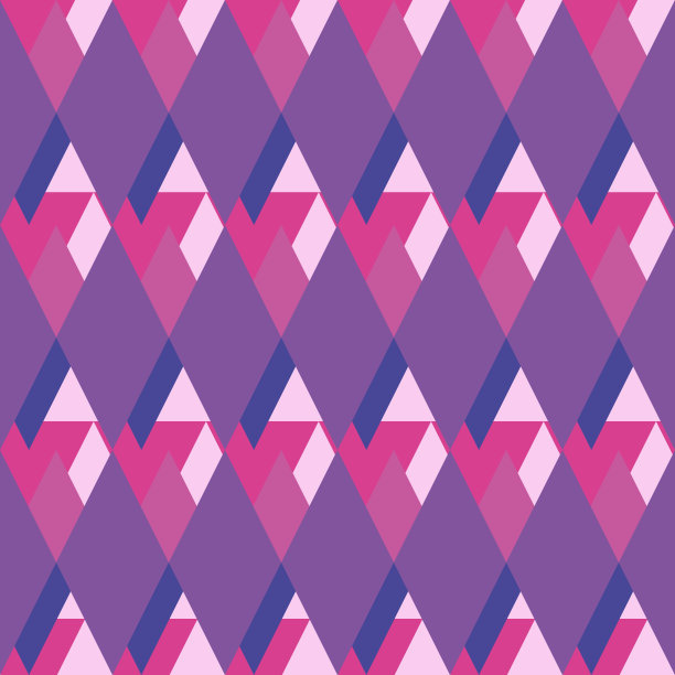 紫色几何线条