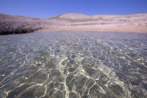 平静水面水中倒影