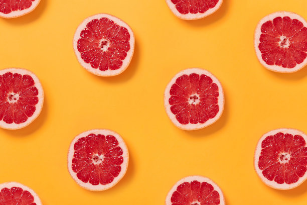 水果背景橙子