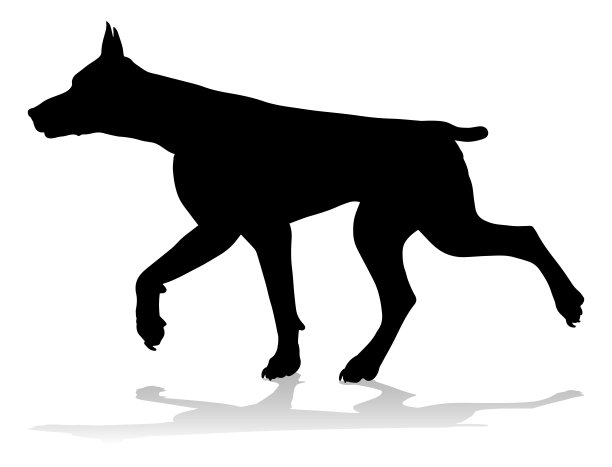 可爱的狗logo