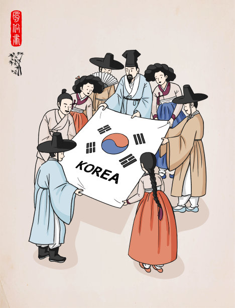 韩国 卡通 边框