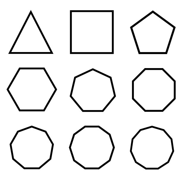 矩形三角形菱形