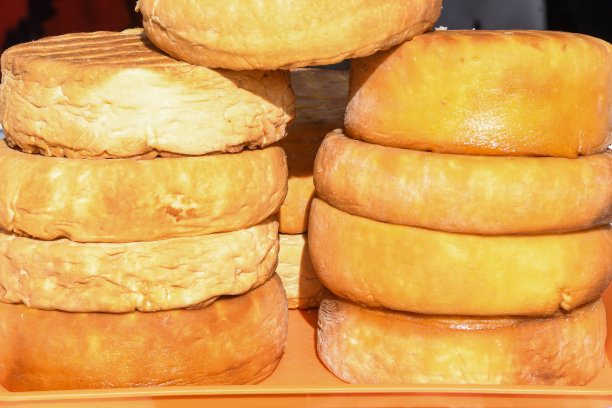 菲塔乳酪,产品展台,车轮状干酪