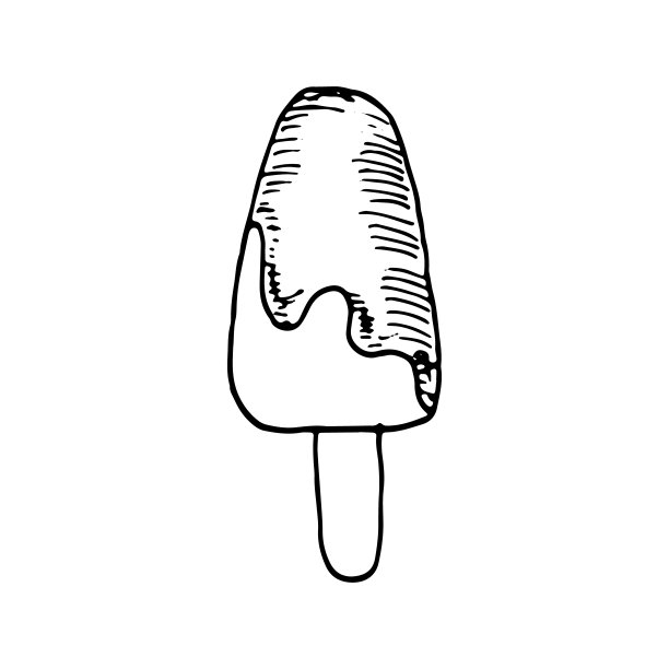 冰淇淋甜筒矢量素材