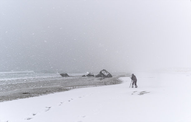 雪天校园