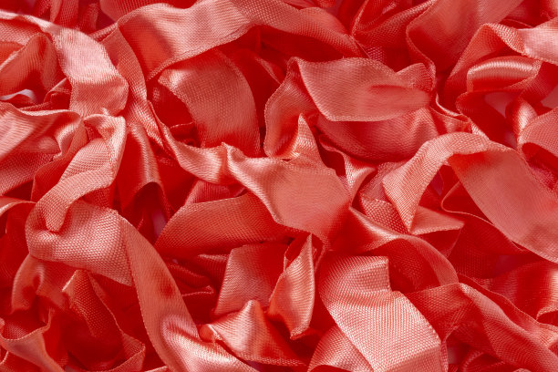 质感红色丝带