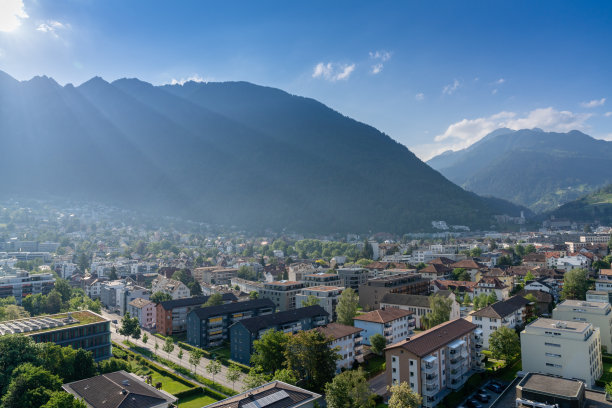 国外风景摄影,瑞士街景