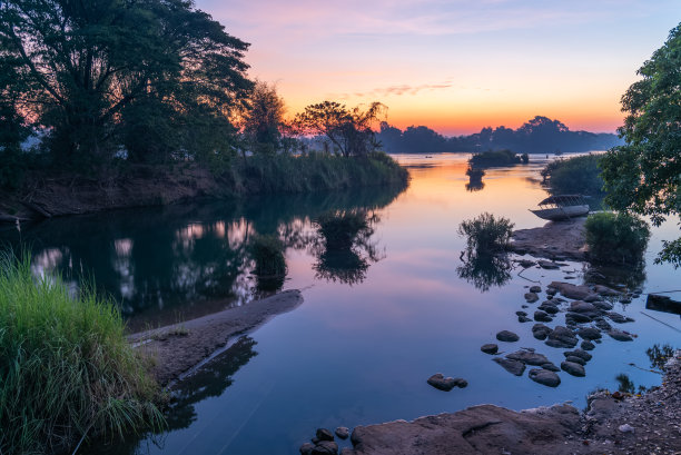 湄公河夜景