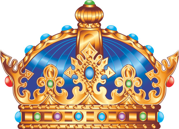 精美钻石皇冠设计矢量素材