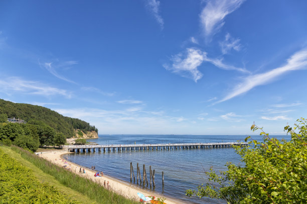 平静的波罗的海海面