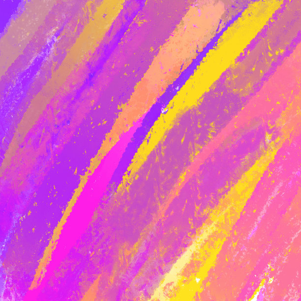 粉紫油画