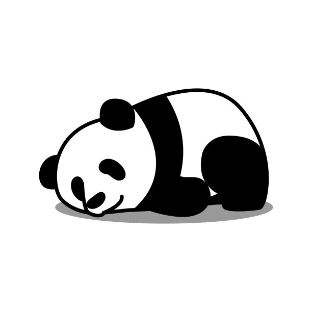 熊猫logo卡通熊猫吉祥物