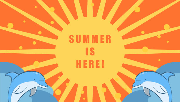 夏季度假主题海报