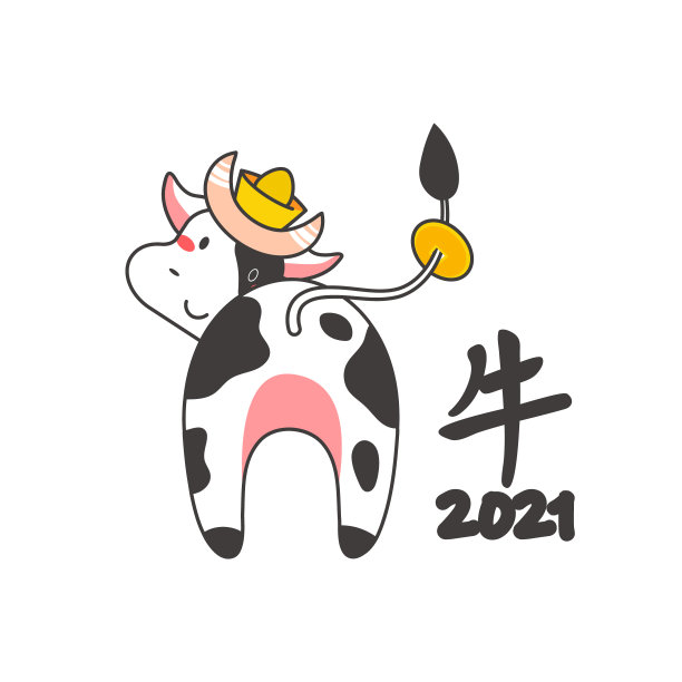 国风牛年插画