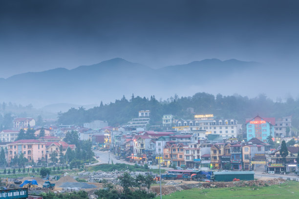 城市建筑风景自然风光背景