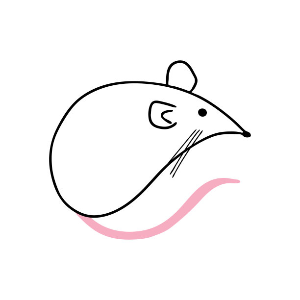 老鼠logo设计