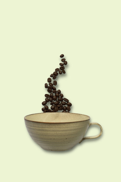 咖啡杯图案背景
