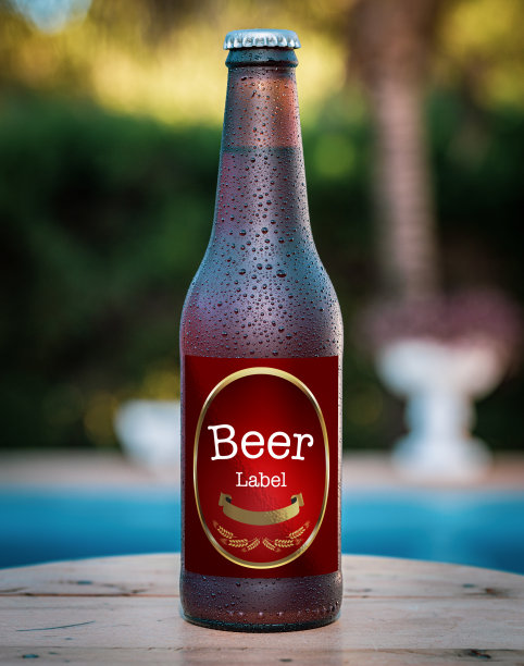 啤酒瓶标签设计