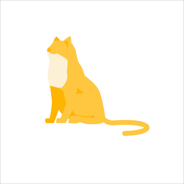 猫咪宠物标志logo