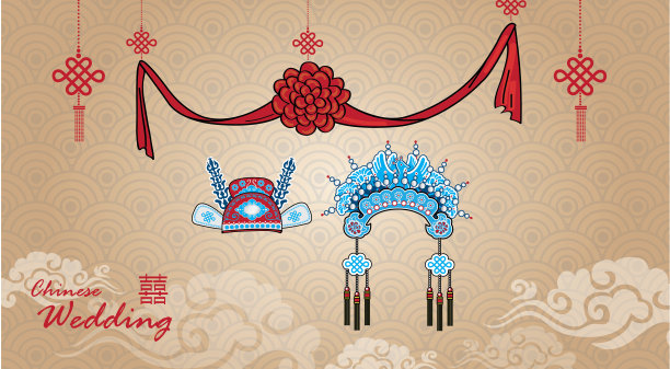 中式婚庆背景