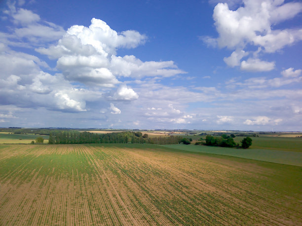 法国绿色田野