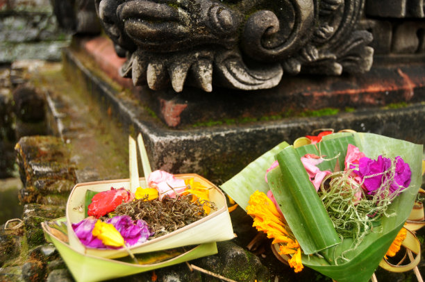 巴厘岛印度教祭品