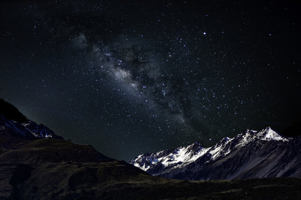 山顶星空