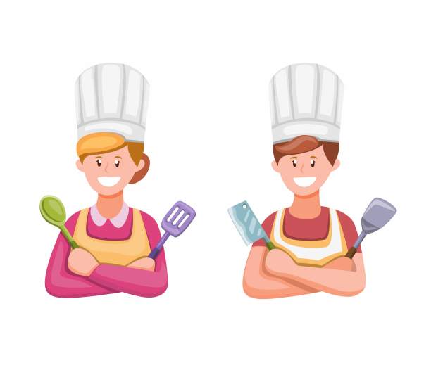 卡通儿童厨师