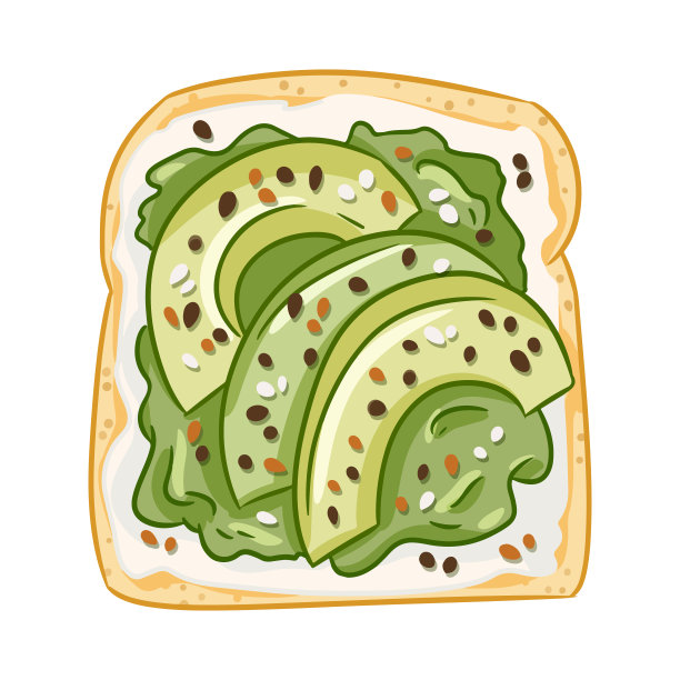 卡通面包logo