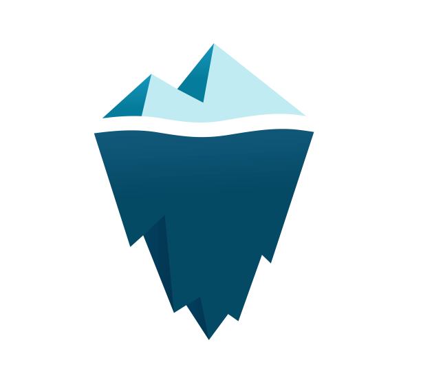 蓝色山峰logo