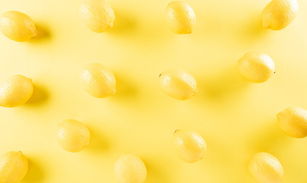 柠檬片平铺壁纸