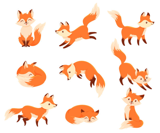 卡通形象狐狸
