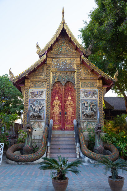 泰国寺庙建筑装潢