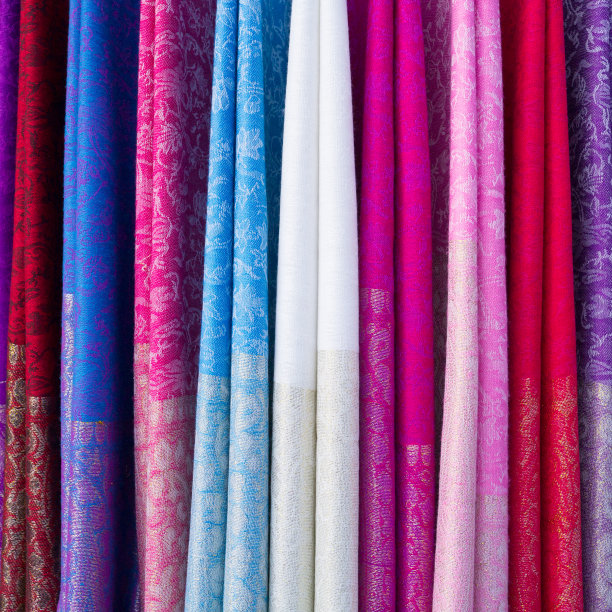 抽象图案丝巾围巾图案