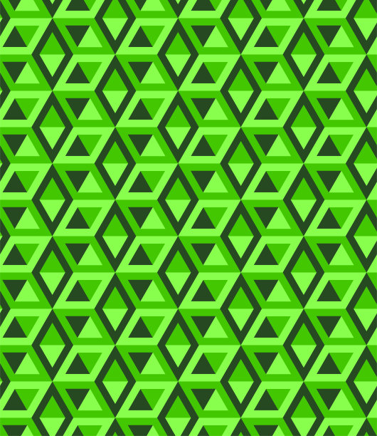 绿色立体几何背景