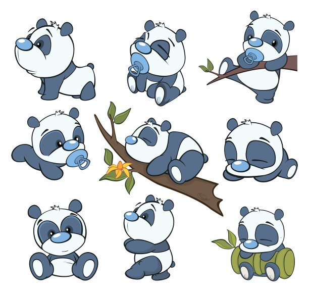 熊猫贴纸