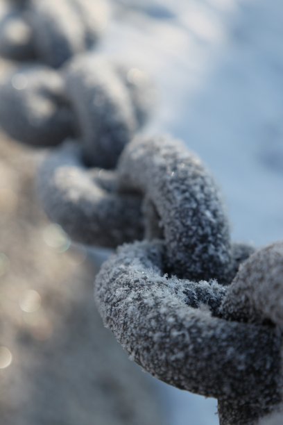 钢材上的积雪背景