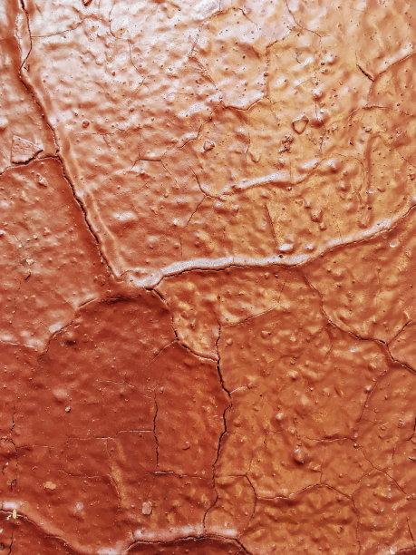 红色龟裂纹底纹纹理素材底图